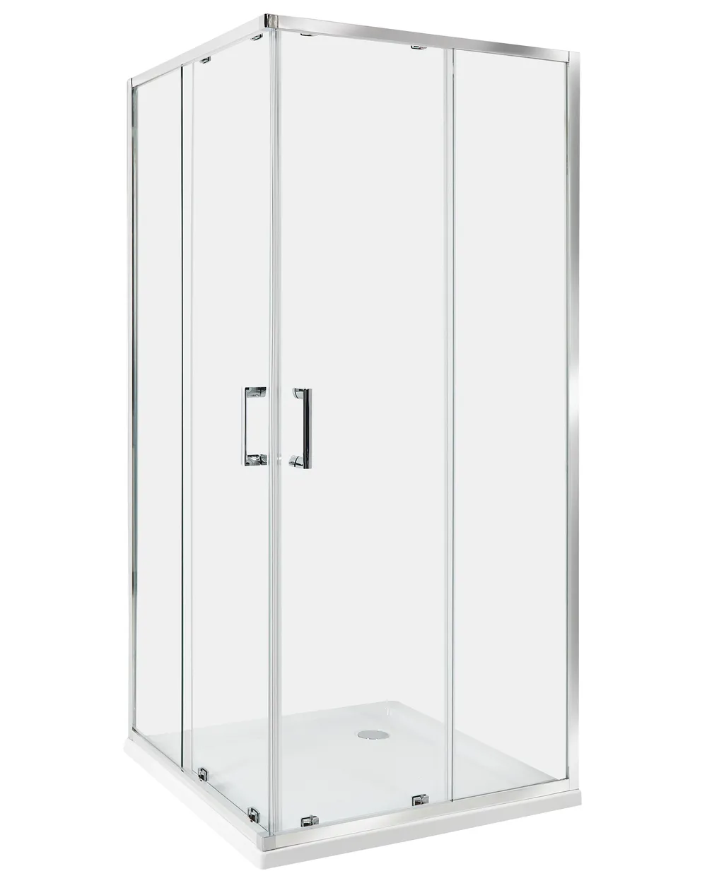 Shower Enclosure TELA 900 x 900 x 1850 mm Silver