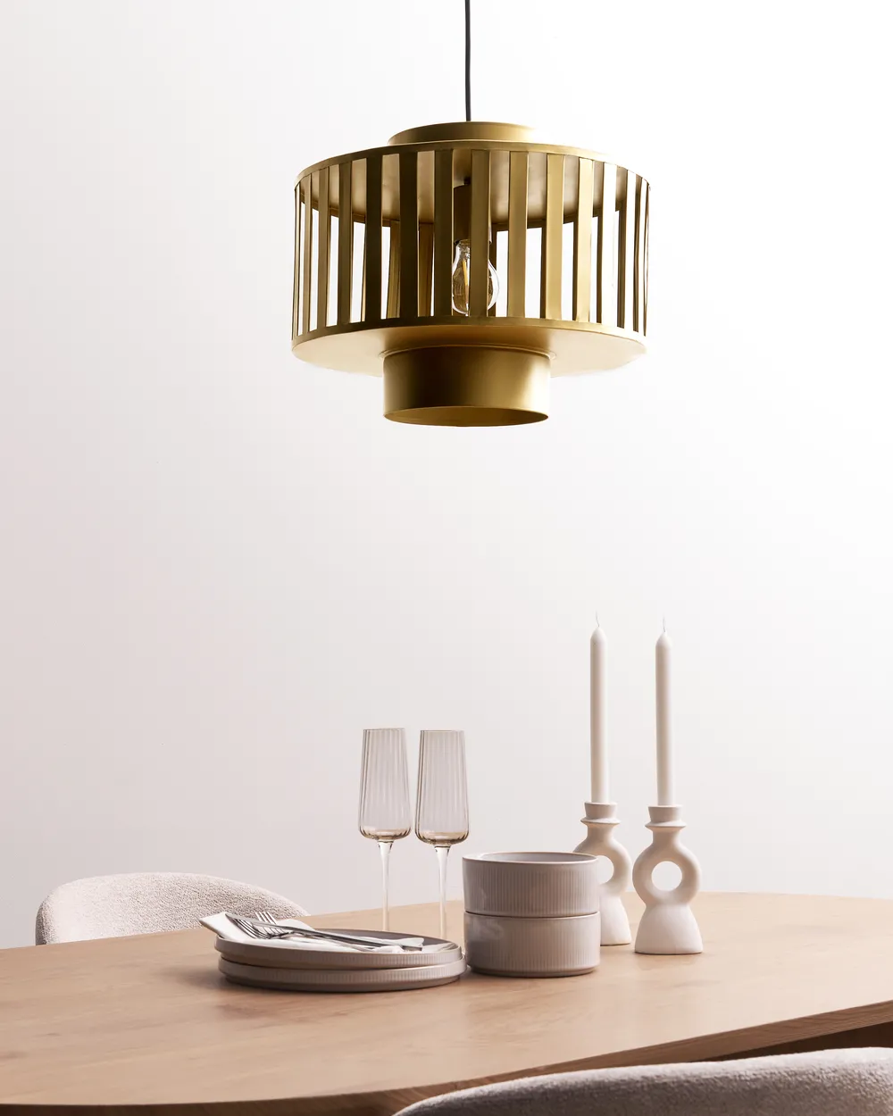 Pendant Lamp HUGLI Metal Brass_986230