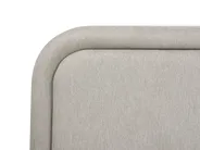 Waterbed Faux Linen LAVARDENS 160 x 200 cm (EU King Size) Taupe_971077