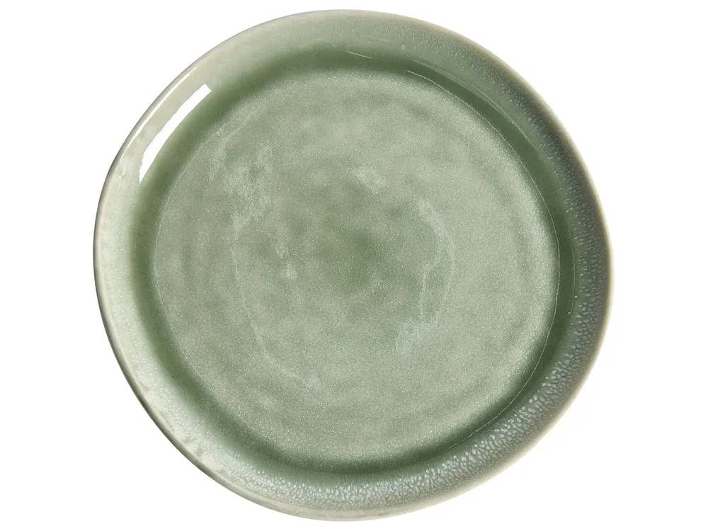Set of 12 Dinnerware HOPS Stoneware Green_1060698