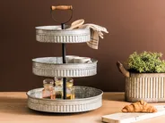3-Tiered Cake Stand KOUIGN Silver_967077