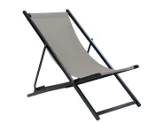 Folding Deck Chair LOCRI II Metal Grey_857222