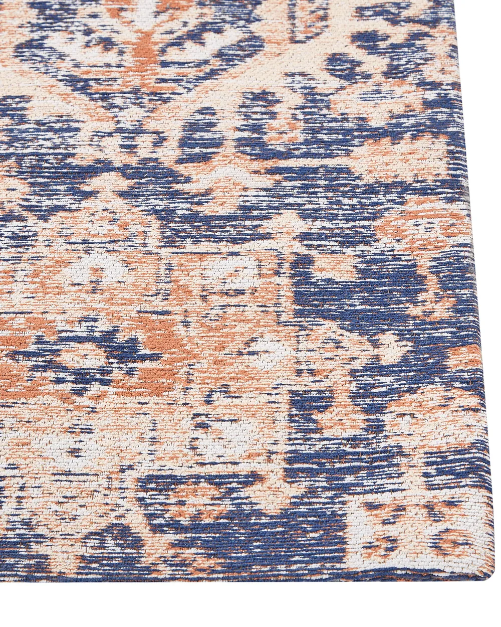 Rug KURIN Blue 80 x 300 cm Cotton_852423