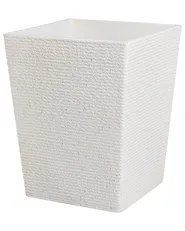 Sett med 2 plantepotter CYRODALIS 42 cm Hvit_1123838