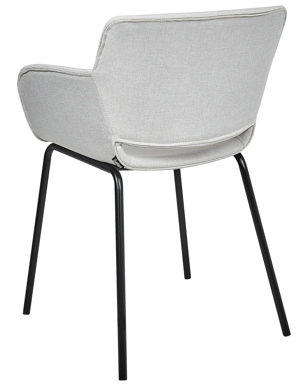 Set of 2 Dining Chairs AXTEL Fabric Light Grey_942533