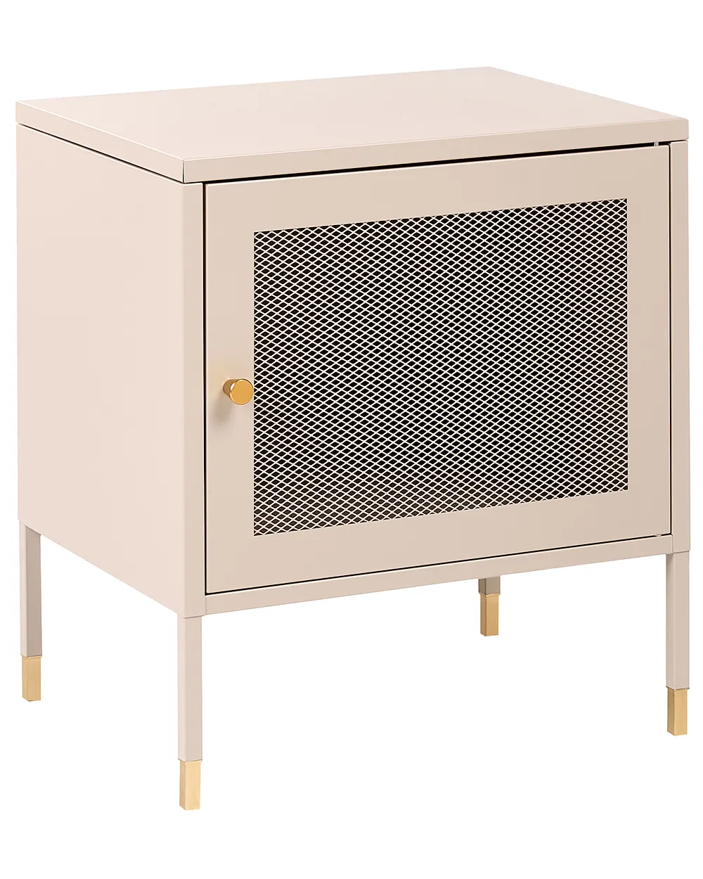 Nattbord OSSETT Metall Beige_1160922