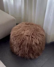 Sittpuff TUKKI Fuskpäls Brun_1026168