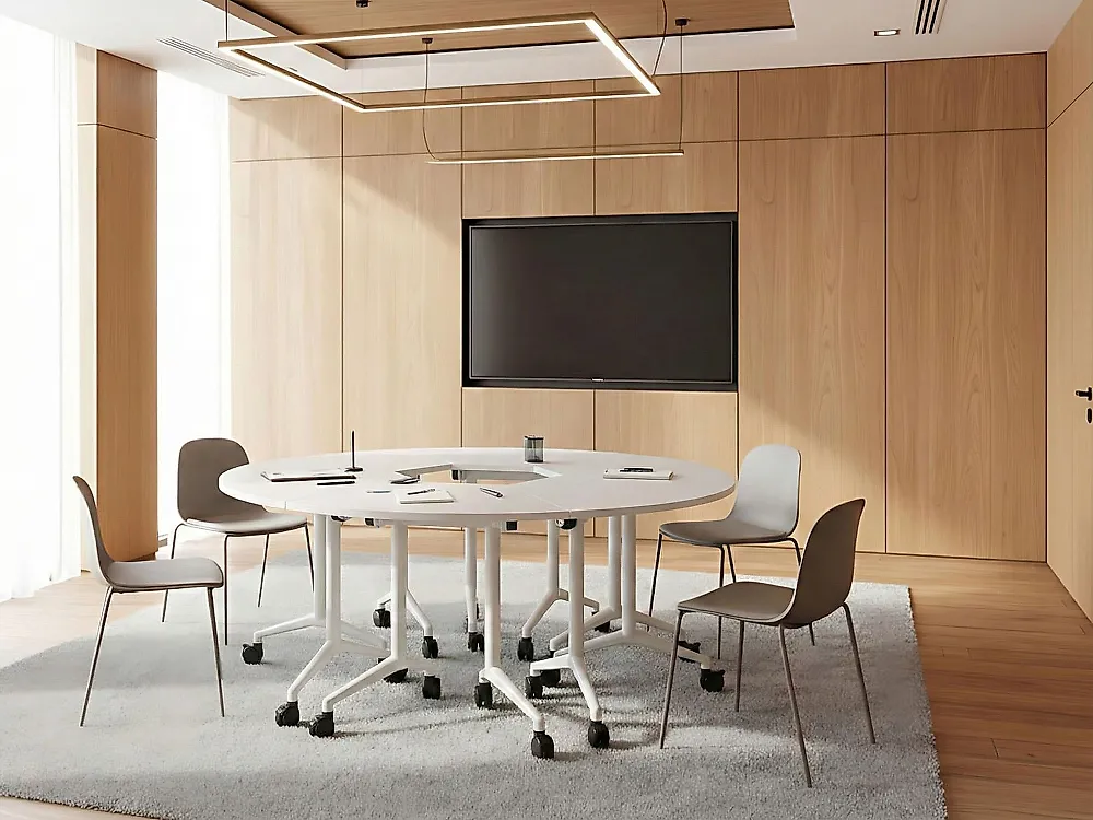 Foldable Corner Desk Module CAVI 90 cm x 64 cm White_1187186