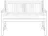 Bench Seat Pad Cushion VIVARA 112 x 54 cm Off-White