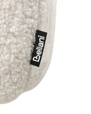 Set med 2 matstolar SANILAC Bouclé Vit_1020173