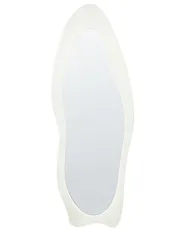 Wall Mirror REIGNY 57 cm 160 cm Velvet White_903910