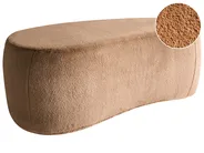 Pouffe BAYARD Faux Fur Light Brown_1012203