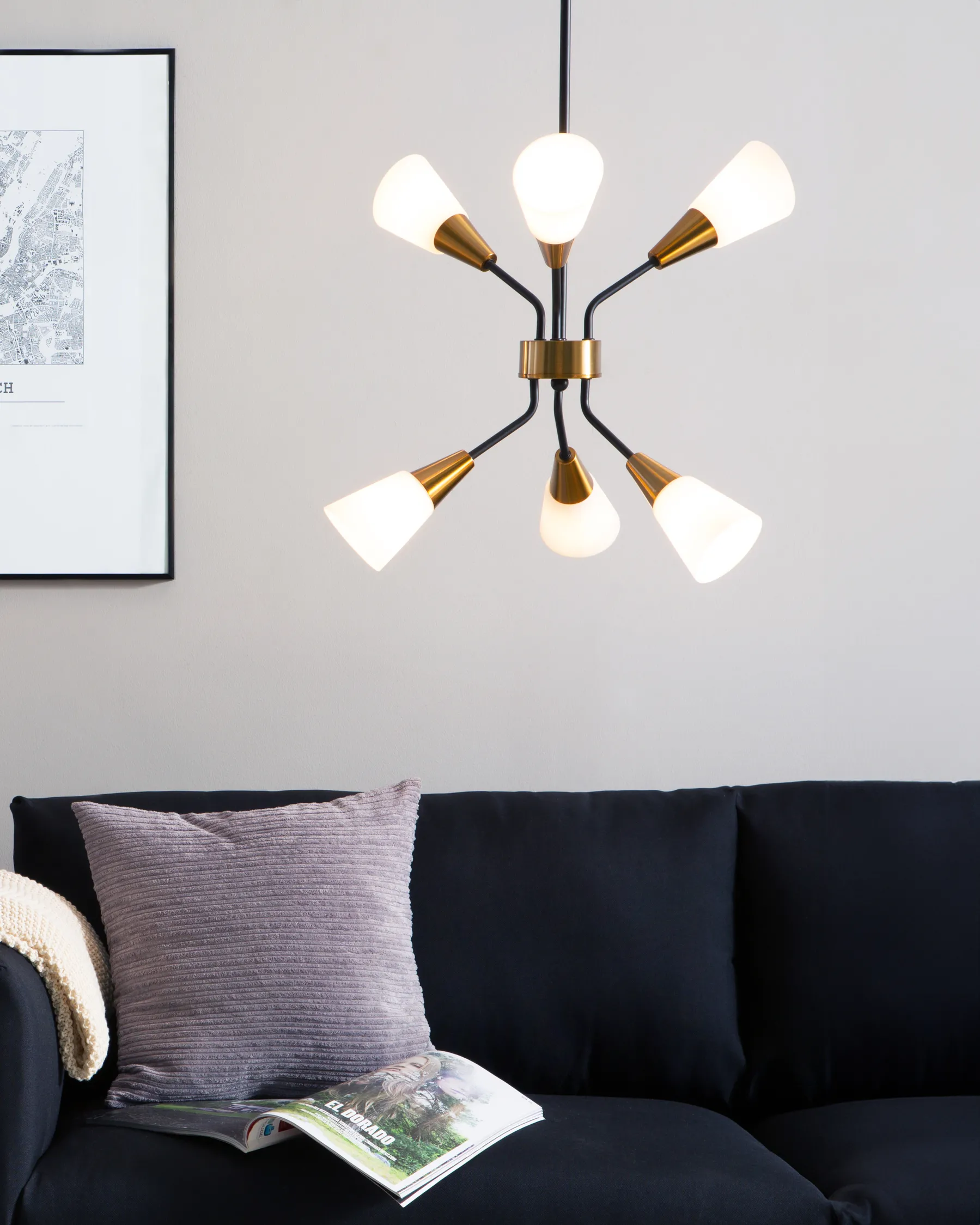 Pendant Lamp AROYO Glass White_727638