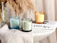 Set of 3 Scented Candles SHEER JOY Soy Wax Fresh Notes_1080358