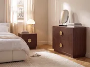 2 Drawer Bedside Table NUMURKAH Dark Brown_1108491