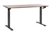 Manual Adjustable Standing Desk DESTINES 160 cm 72 cm Brown/ Black