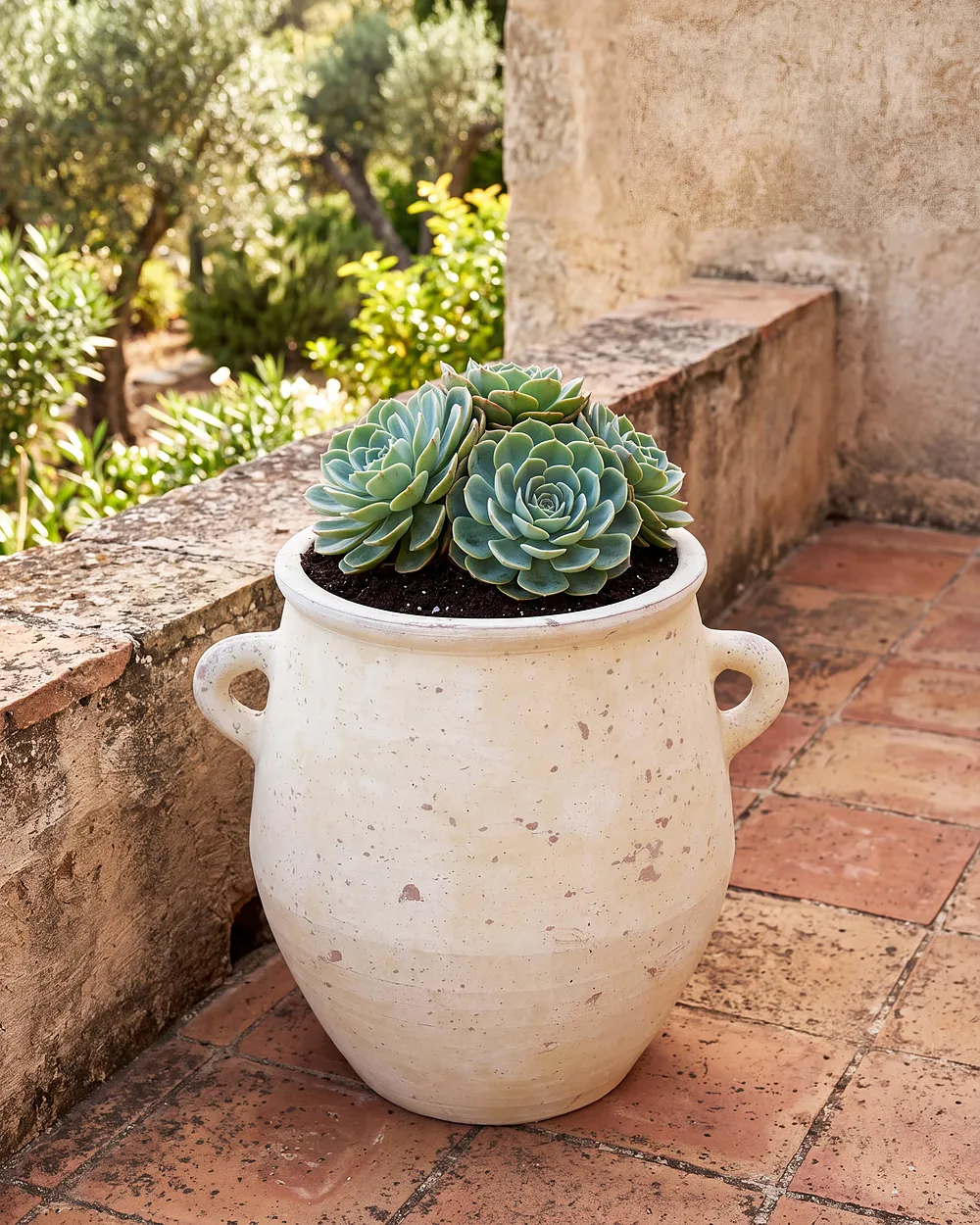 Blomkruka GOSAU 35 cm Ljusbeige_1161768