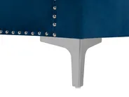Sofa 3 Seater AVALDSENES Velvet Navy Blue_751786
