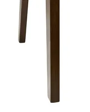 Set of 2 Dining Chairs ENOLA Wood Brown/ Light Beige_952296