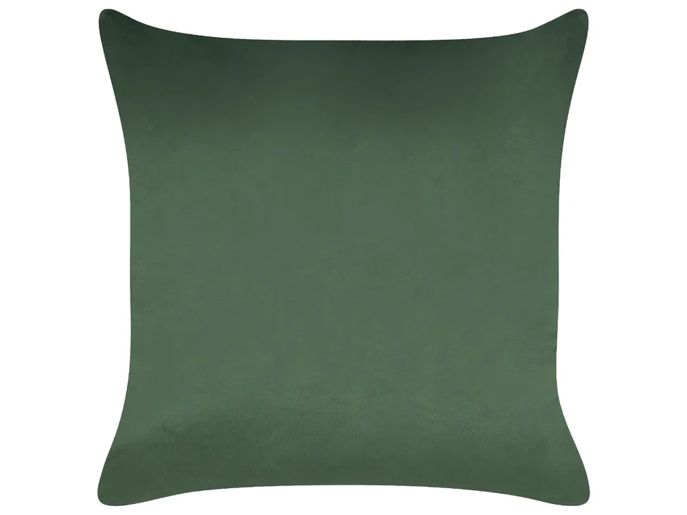 Koristetyynysetti 2 kpl GOLDSPRUCE 45 x 45 cm Sametti Vihreä Joulukuvio_879399