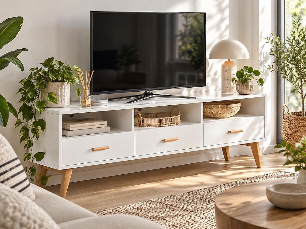TV Stand LIBERTY White