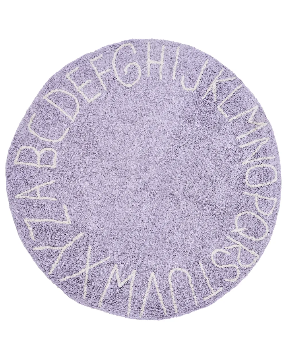 Kids Rug VURGUN Light Violet ø 120 cm Cotton