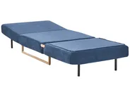 Single Sofa Bed JERSLEV Fabric Blue_1010070