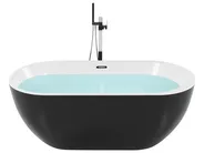 Kylpyamme vapaasti seisova NEVIS 170 x 80 cm Musta_806469