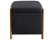 Förvaringpuff EDLAND 45 cm Svart_1040664
