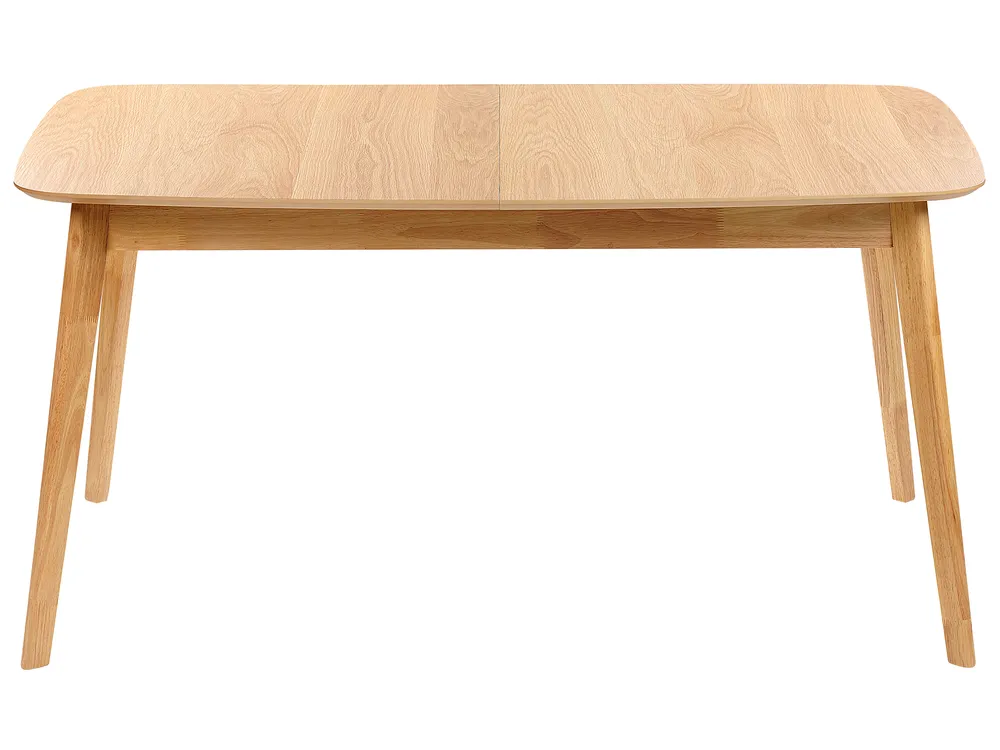 Extending Dining Table MADOX Light Oak 150/190 cm 90 cm_858503