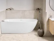 Corner Bath PARNAIBA 1700 x 800 mm White Right Hand_1017371