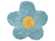 Set med 2 prydnadskuddar SORREL Bomull 30 x 30 cm Blå Blomma_906009