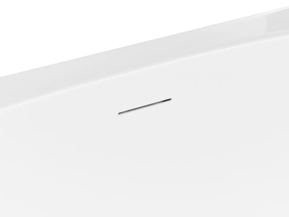 Back to Wall Bathtub PARNAIBA 1600 x 800 mm White_1168373