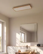 LED-kattovalaisin ARDENZA kaukosäätimellä himmennettävä Vaaleanruskea_1124812