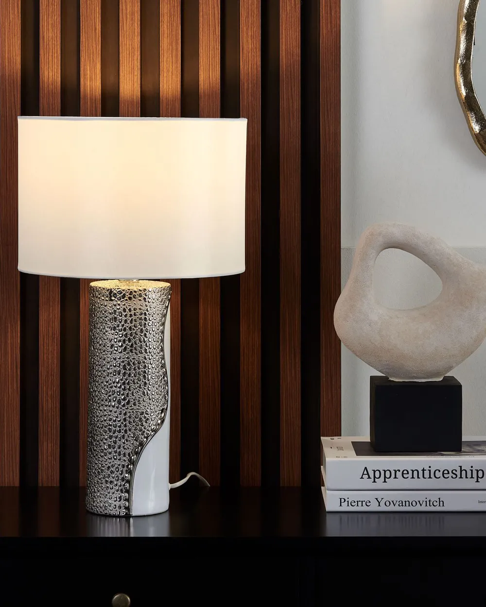 Table Lamp AIKEN Porcelain White