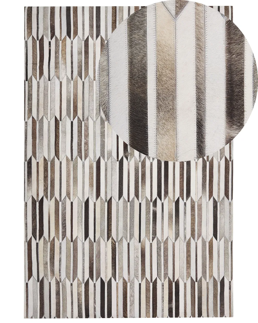 Matto KULALAR Beige 140 x 200 cm Nahka