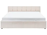 Seng med oppbevaring LAURESSES Lys beige 180 x 200 cm_1153523