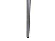 Garden Dining Table LIPARI 140 cm 80 cm Glass Grey_808189