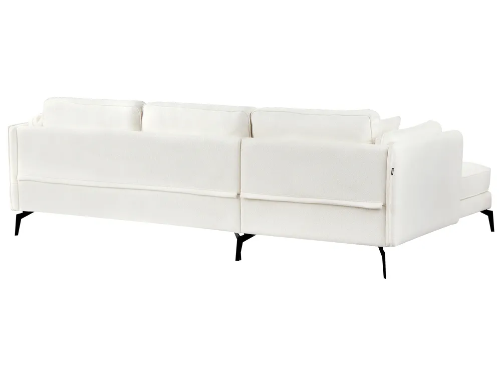 Corner Sofa 3 Seater ALTAN Boucle Off-White Right Hand_951308