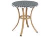 Bistro Table RIFREDDO 70 cm 70 cm Tempered Glass Black