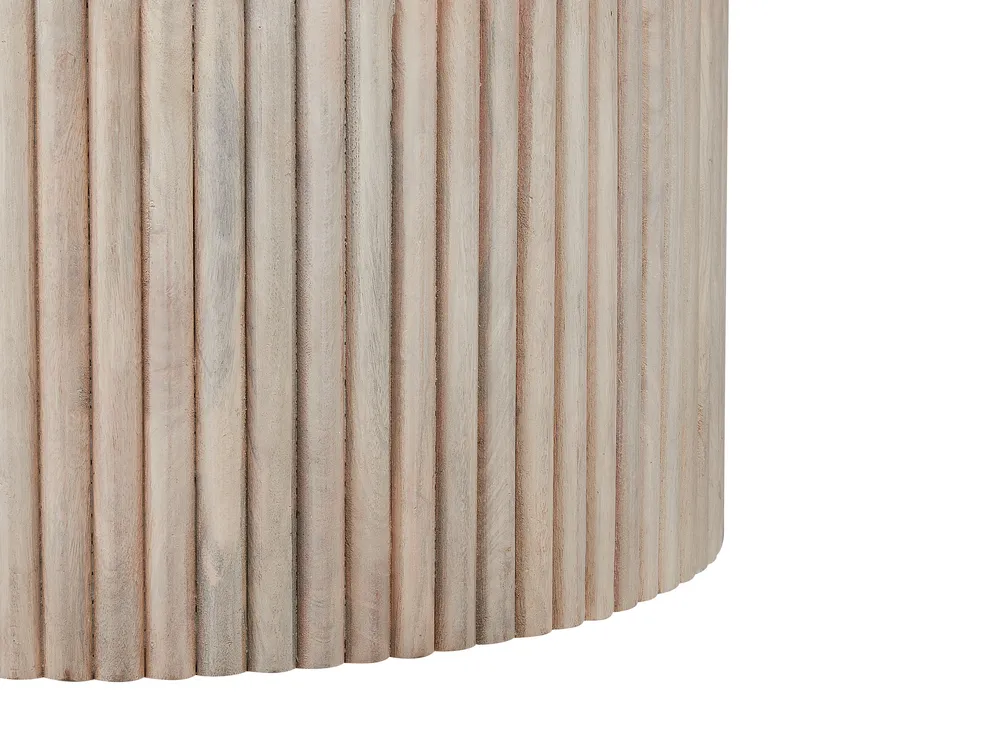 Coffee Table KIRKWOOD with Storage Mango Wood Light Brown_906689