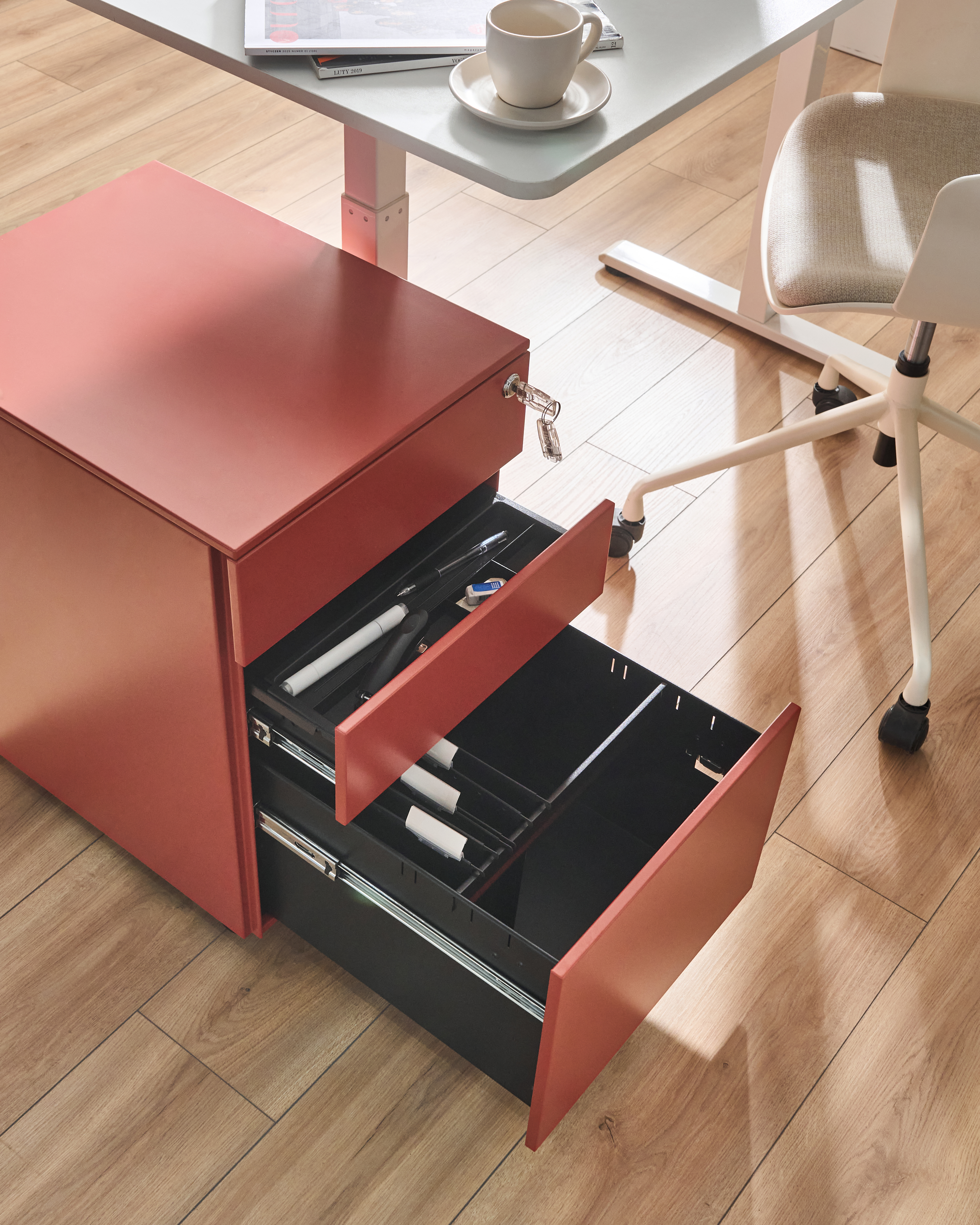 Storage Unit CAMI Metal Red_1067643