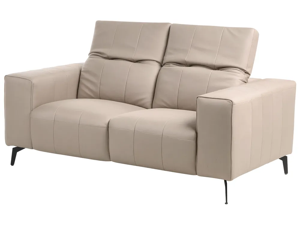 Sofa 2 Seater OMMEL Fabric Taupe_1035526