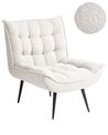 Armchair ALVESTA Boucle White