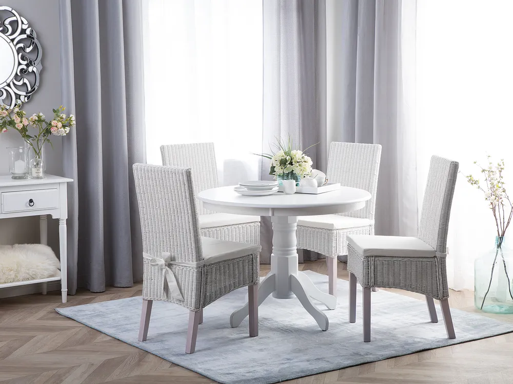 Dining Table AKRON White 100 cm 100 cm