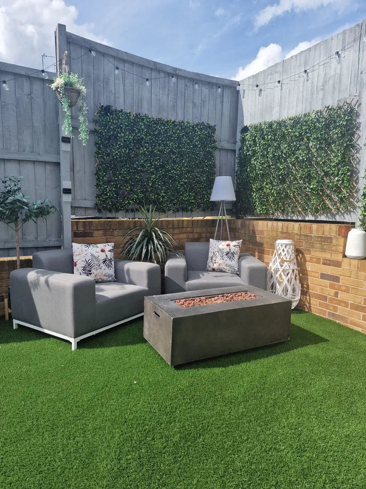 Ulkosohvaryhmä pöydällä 5-istuttava ROVIGO Harmaa_867156
