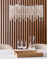 Chandelier CALVELLE Crystal Silver_919790