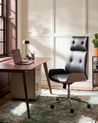 Office Chair PLIORA Faux Leather Black