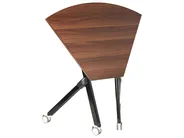 Kulmatyöpöytä taitettava BENDI 90 cm 64 cm Tummanruskea_1030830