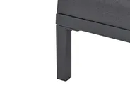 Sun Lounger LARIANO Reclining Metal Graphite Grey_989969